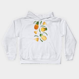 Pineapples and Slices Kids Hoodie